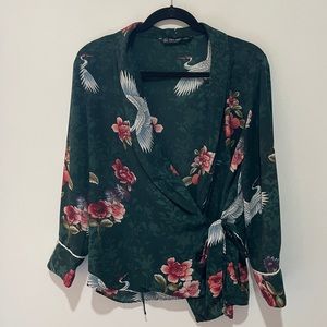 Zara Wrap Blouse